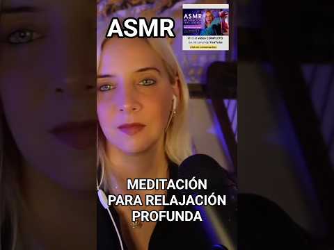 ASMR MEDITACIÓN PARA RELAJACIÓN PROFUNDA #asmr #asmrmeditación #meditación #asmrbinaural #dormir