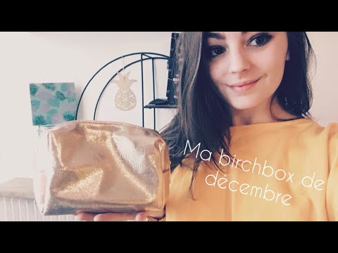 ASMR FRANCAIS ♡ Ma Birchbox de Décembre ♡ (Tapping, Bouchon)