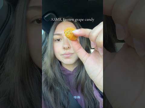 ASMR EATING FROZEN GRAPES  #asmr ￼