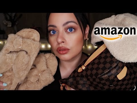 ASMR| VIRAL AMAZON HAUL *Must Haves* (Fashion, Beauty) (Tapping, fabric sounds, upclose whispers)
