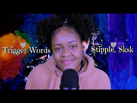 ASMR | Trigger Words In Your Ears (Sk, Stipple, A Little Bit..) ~Close Whisper~