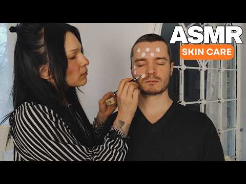 ASMR Skin Care & Check Up