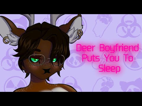 [Furry ASMR] Deer Boyfriend Helps You To Sleep (Kissing, Petting)