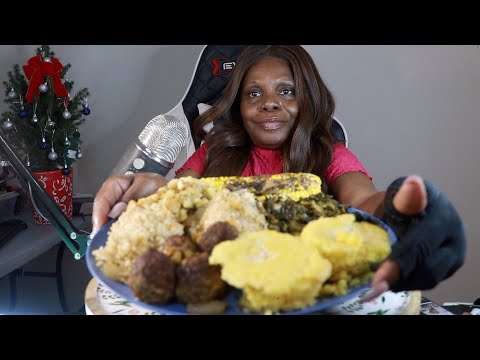 Thanksgiving Dinner ASMR Eating Sounds 2024