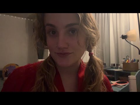 good night ASMR😴💖 (skincare routine & the beginning of one of the most crazy stories i have…)