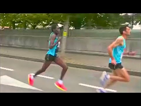 Superhuman Kenyan Lady DEFEATS 100 Elite Male Runners