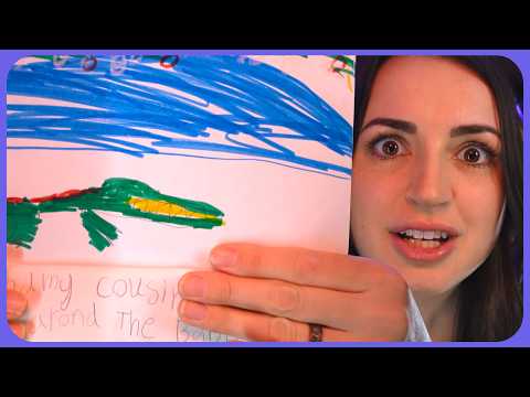 2.5 Minute ASMR | My journal from 2001 (and other items)