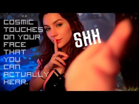 ASMR Shh, Face Touching, Calming You To Sleep 💎 Breathing, Tongue Clicking