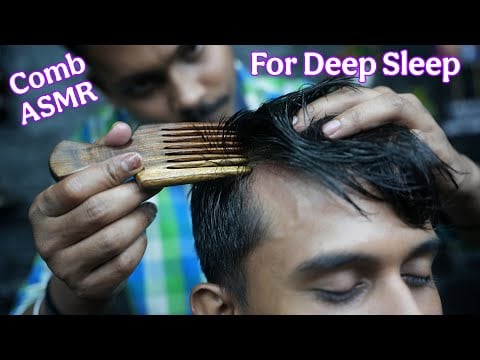 Instant Calm & Stress Relief | ASMR Barber's Comb Scratching for Deep Sleep #combmassage #scratching