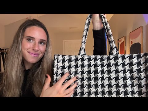 ASMR Rummaging Through My Work Bag 💼