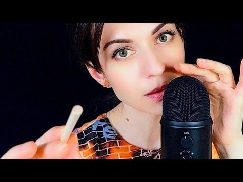 АСМР для сна🔸Близкий шёпот + точечный массаж лица 😌 Полное расслабление ✨ ASMR Face touching
