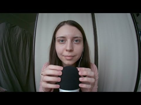ASMR| Mic scratching & delicate mouth sounds| Скретчинг & нежные звуки рта😴