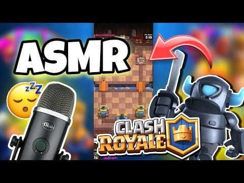 ASMR Français • CHUCHOTEMENTS PROCHE DU MICRO SUR CLASH ROYALE ! 😴 (le retour)