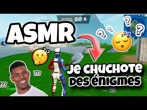 ASMR FRANÇAIS • JE CHUCHOTE DES ENIGMES TRES PROCHE DU MICRO 😴💤 (ultra relaxant)