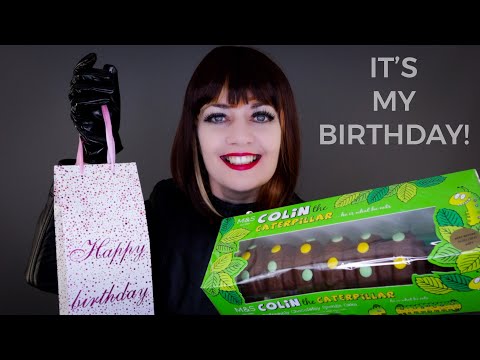 ASMR Birthday Tingles - Crinkles, Leather Jacket, PVC Gloves, Sticky Sounds, Softly Spoken