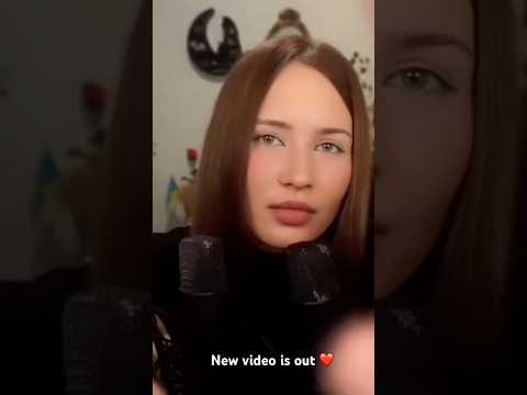 New ASMR video is out ❤️ #asmr #personalattention #mouthwhisper #visualtingle #haircutasmr
