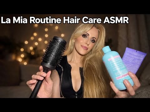ASMR HAIR ROUTINE COMPLETA 🪮 Shark Flex Style, Wet Brush, Olaplex ✨