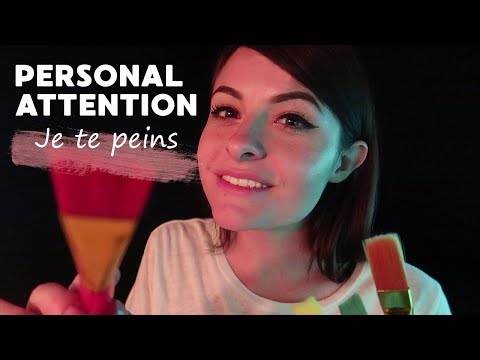 ASMR FRANCAIS ⚪️ ATTENTION PERSONNELLE, tu es mon tableau ! 🎨