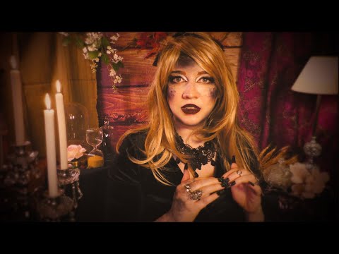 Friendly Demon plucks away your negative energy 🖤 [ASMR] (personal attention, hand movements, etc)