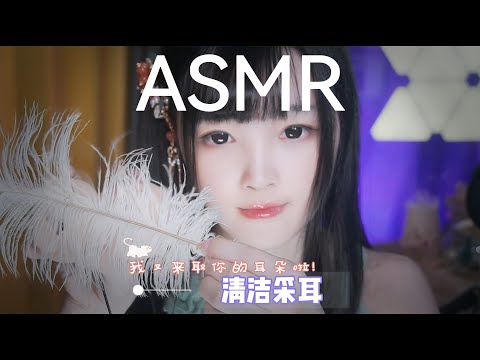 【ASMR / shorts vol 27】摘耳朵清洁，采耳白噪音助眠