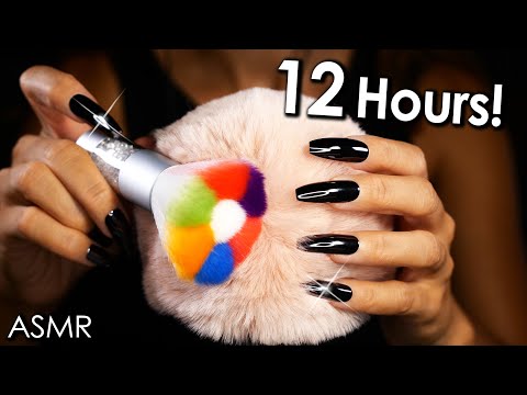 12 Hours ASMR Deep Brain MASSAGE 😴 4k (No Talking)