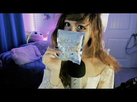 ASMR Unboxing | Plastic Crinkles | Tapping ( Hello Kitty / Sanrio clip ) #kawaiiasmr #asmr