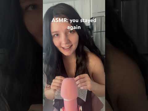 you stayed again 🤍#asmr #girlfriendasmr #sleepasmr #whisper #cozyasmr