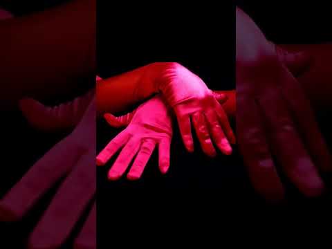 "Floating" Satin Gloves ASMR #asmrlikeasandbox #handmovementsasmr #satingloves
