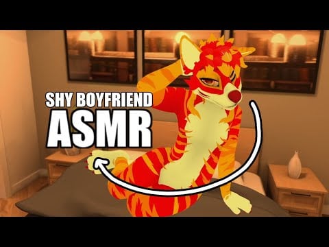 [Furry ASMR] Shy fluffy boyfriend spends time with you ❤️ (Brushing, Scratching & Massage)
