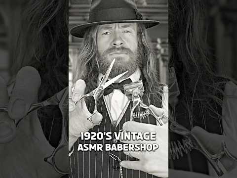 The BEST 1920’s Vintage Barbershop Haircut ASMR