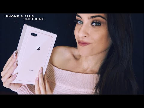 iPhone 8 Plus Gold Unboxing  ♡  ASMR Ita