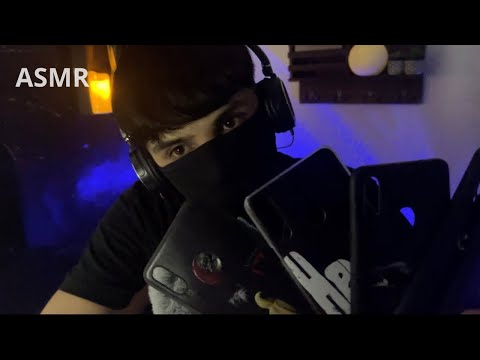 ASMR te muestro mis FUNDAS DE CELULARES