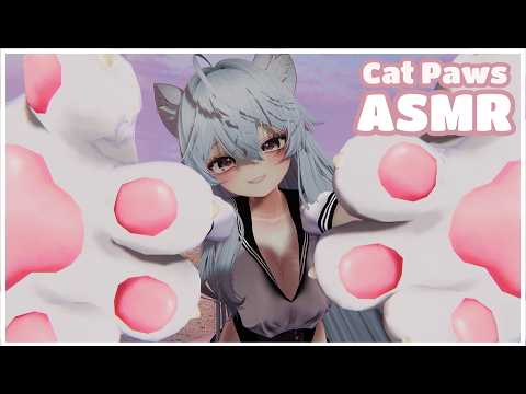 【ASMR Vrchat】Catgirl plays with you on her lap ♥ Personal attention ♥  No talking ♥ Headpats