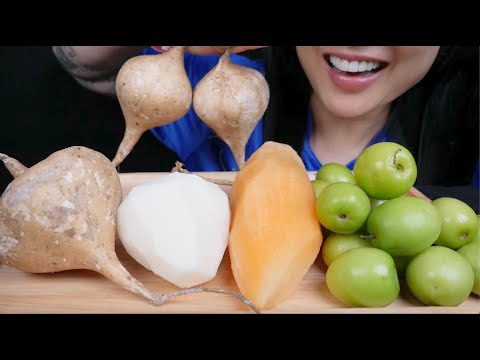 MIDNIGHT SNACK (FRESH CRUNCHY FRUITS) NO TALKING | SAS-ASMR