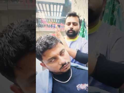 This Head Massage That Melted My Stress Away ✨ #shorts #asmr #headmassage #barber #dubai