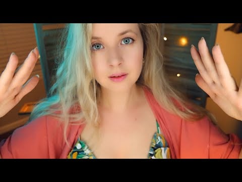 ASMR  🌬 Positive affirmations for sleep 🧽 Cleansing your aura