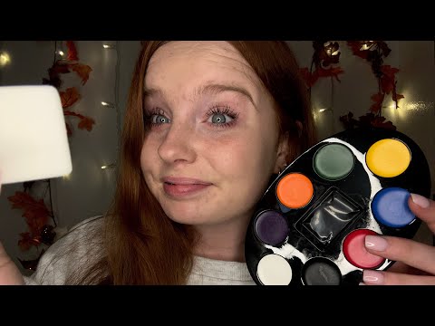 ASMR Crazy Girl Does Your Halloween Makeup 👻