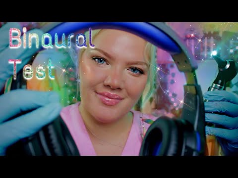AMR Hearing Test 🌈 Rainbow Noise Spectrum 👂 Otoscope Ear Inspection, Binaural Audio