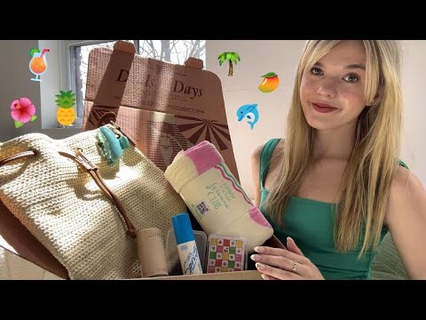 ASMR Summer FabFitFun Unboxing 🌴🌺 (my favourite box yet!)