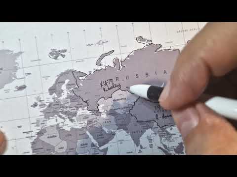 ASMR: 🌍 Countries With Active War Industries and the Real Reasons | Stats & Facts [ASMR map tracing]