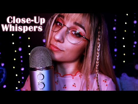 ASMR | Close-Up Whispers Only 💖 (Blue Yeti Version)