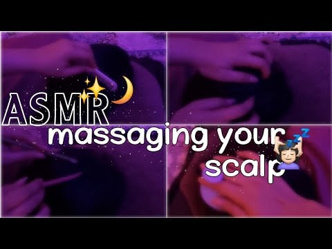 ASMR Older sister gives you a massage 💆🏻‍♀️ 😴💤✨️(hair brushing, soft speaking, scalp scratching) 