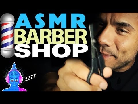 ASMR 💈 BARBER SHOP | FAST ✂️ HAIRCUT | Hair Wash, Scissors, Comb, Spray Sounds, Shave, Clippers