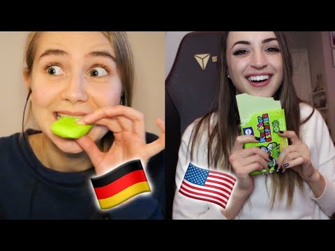 fastASMR & Gibi: ASMR Candy Swap | Germany 🇩🇪vs America 🇺🇸