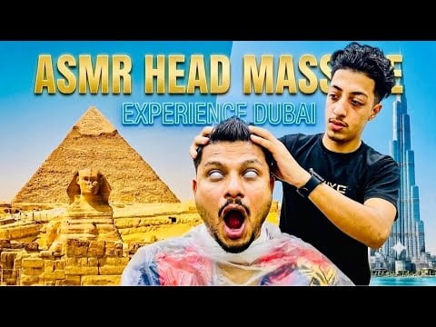 😱 ASMR | $8 Extra Oily Egyptian Head Massage in Dubai 🇦🇪🇪🇬 | For Full Satisfaction 😇