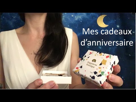 ASMR FR * Mes cadeaux d'anniversaire * Happiness Boutique Bijoux surprise