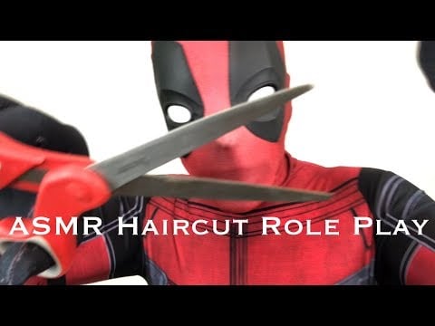 ASMR Haircut Role play with Deadpool