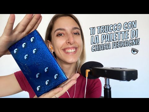 Roleplay trucco con la palette di Chiara Ferragni 💖 Make up | Soft Spoken | ASMR ITA