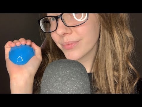 ASMR Playing With Blue Slime (No Talking)
