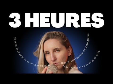 ASMR Bruits de bouche picotants pendant 3 heures 🤤 (re-uploade)